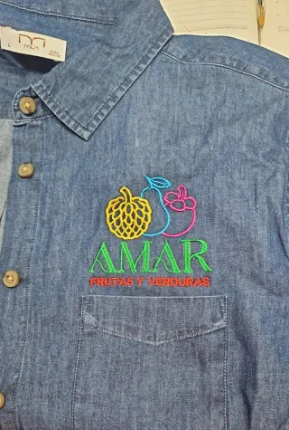 Bordados Industriales en todos tipos de prendas.