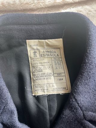 Abrigo Armada Española Azul