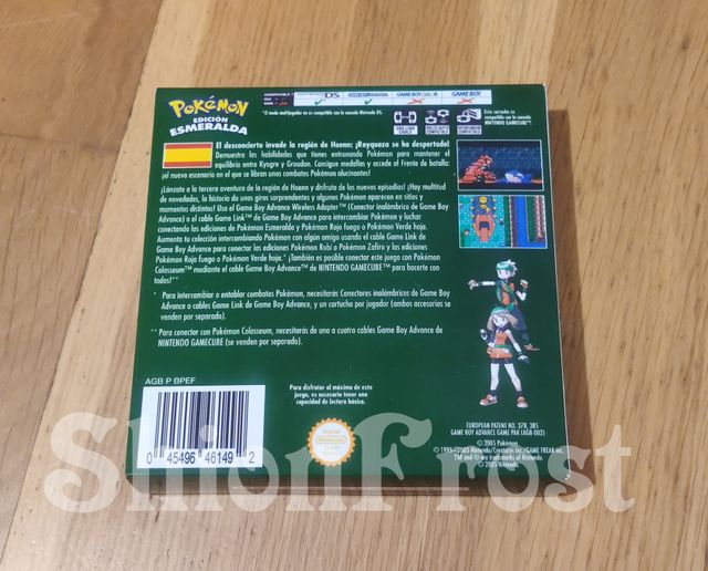 Caja Pokémon Edición Esmeralda ¡ELIGE ACABADO!