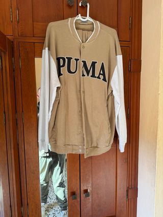 Chándal Puma Beige y Blanco