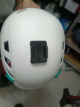 Casco de escalada blanco talla l