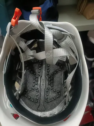 Casco de escalada blanco talla l