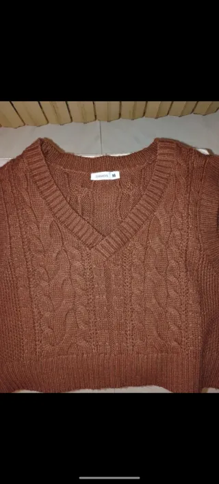 Cardigan donna marrone taglia M