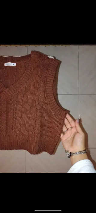 Cardigan donna marrone taglia M