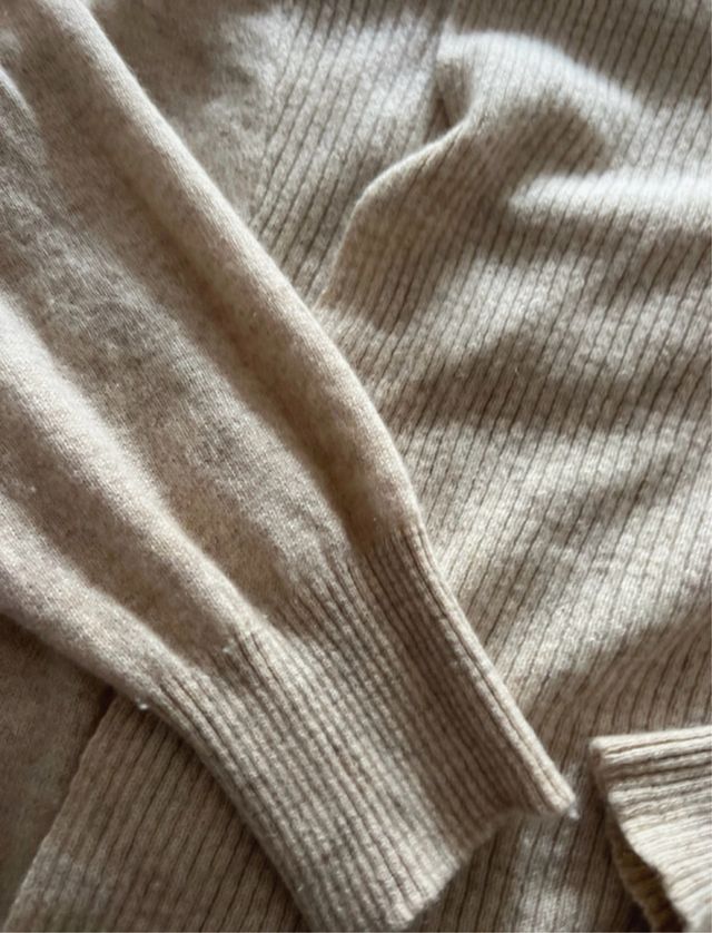 Cárdigan de cachemira Sintesis Beige