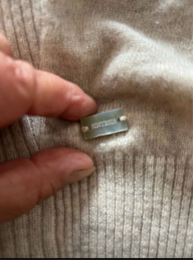 Cárdigan de cachemira Sintesis Beige