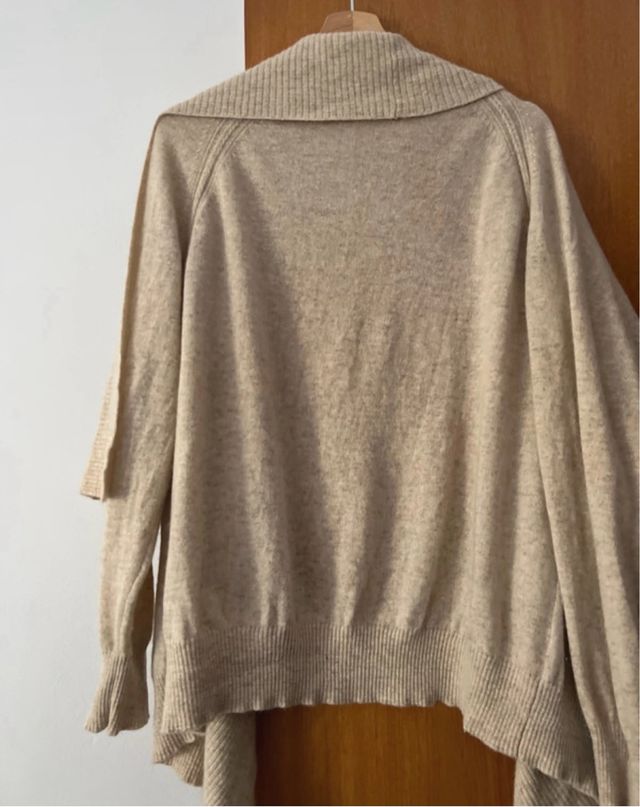 Cárdigan de cachemira Sintesis Beige