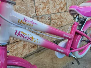 Bicicletta 16" Rainbow Unicorn Rosa (NUOVA)