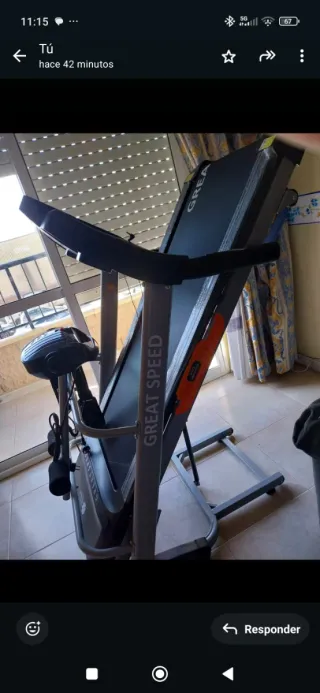 Cinta de correr GREAT SPEED plegable multi gym