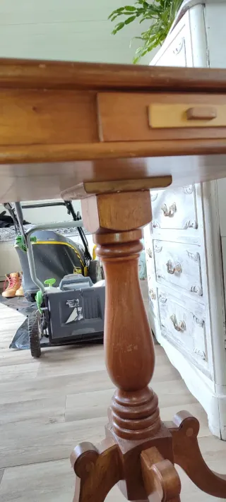 Mesa de ajedrez de madera