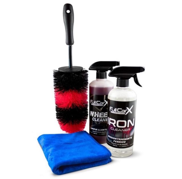 Kit Limpieza Llantas Coche + Toalla