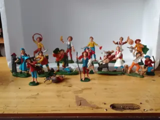 Pastori presepe cm 8 vintage