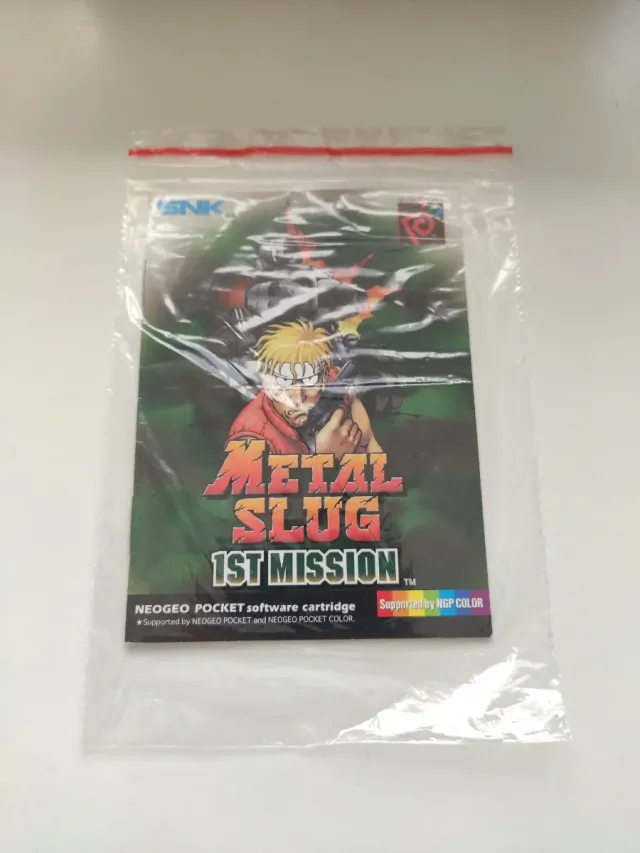 Manual Metal Slug 1st Mission SNK
