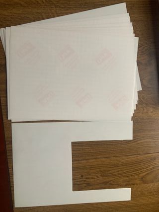 Hojas Transparencias Autoadhesivas