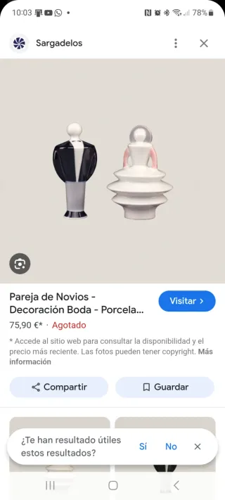 Figuras Sargadelos Novios