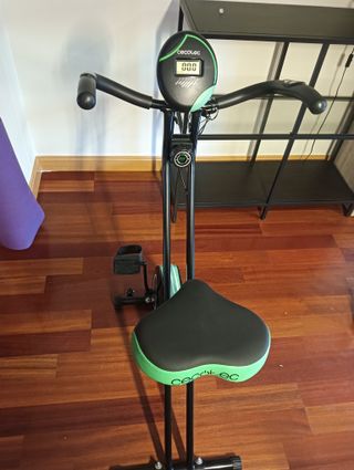 Bicicleta Estática Cecotec Verde y Negra