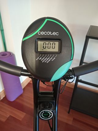 Bicicleta Estática Cecotec Verde y Negra