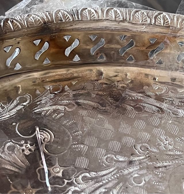 Conjunto de té en metal