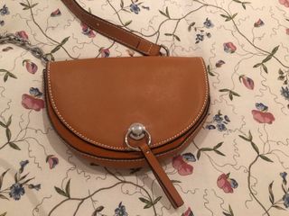 Riñonera Piel Zara Marrón