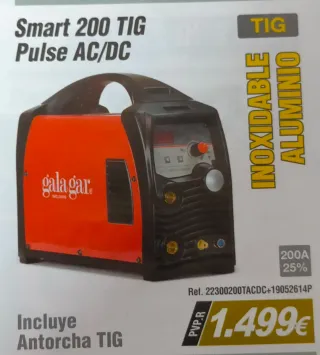 Soldadora Gala Gar con bombona