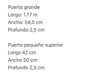 Puertas de armario de madera maciza