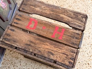 Dos cajas de fruta de madera antigua 10€ las dos