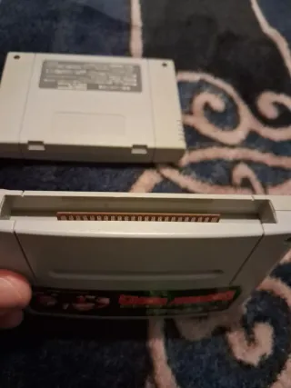 2 Juegos Super Nintendo: Street Fighter II y Donke