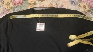 Maglioncino lana merino nero