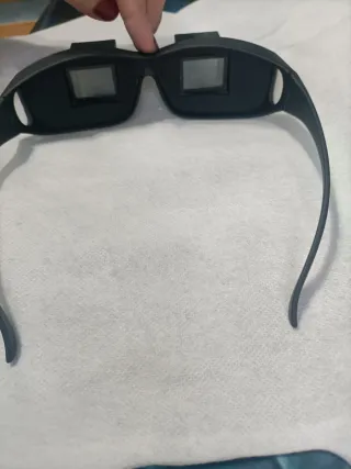 Gafas para ver tumbado