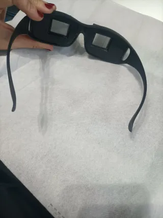Gafas para ver tumbado