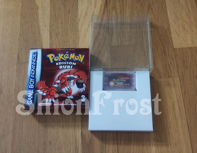 Caja Pokémon Edición Rubí ¡ELIGE ACABADO!