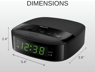 Radiodespertador Philips R3205/12 Negro