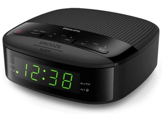 Radiodespertador Philips R3205/12 Negro