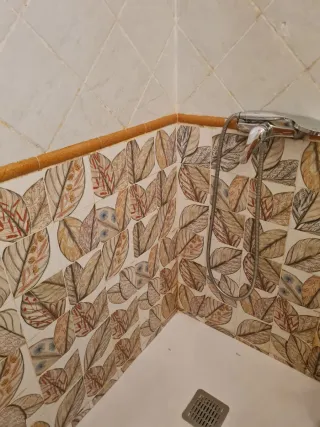 Azulejos decorativos con diseño de hojas 15 x 15