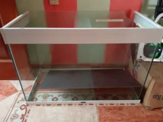 Acuario de cristal 120 litros