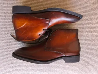 Botines Zara Cognac en piel