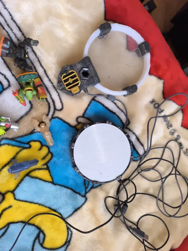 Lote Skylanders con bases sin juego.