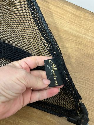 Caña de pescar y sacadera