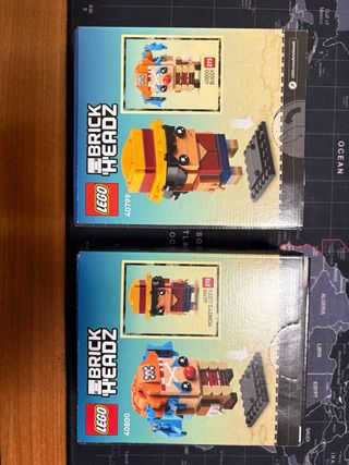 LEGO BrickHeadz One Piece Luffy e Buggy