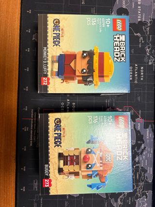 LEGO BrickHeadz One Piece Luffy e Buggy