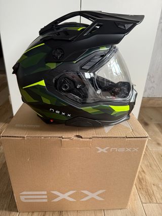 Casco moto Nexx X.WED3 Camo Verde