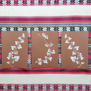 Estampación botánica artesanal