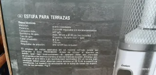 Estufa exterior Enders
