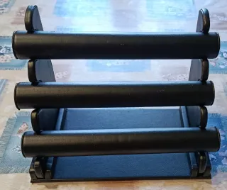 Espositore per gioielli, orologi e bracciali nero