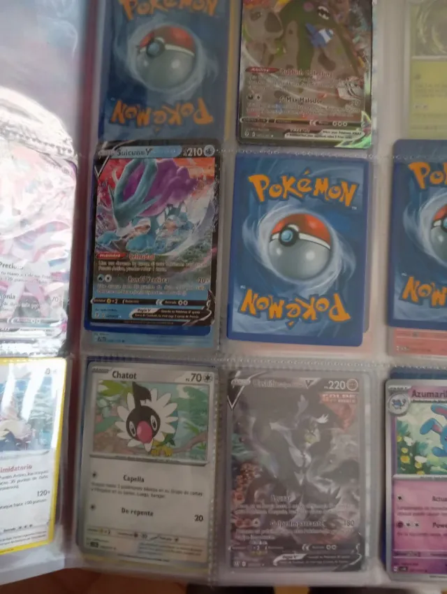 Álbum de cartas Pokémon