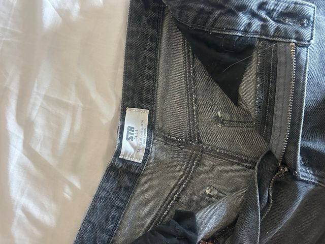 Pantalones balloon Stradivarius grises