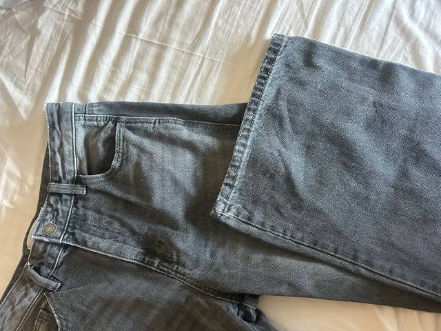 Pantalones balloon Stradivarius grises