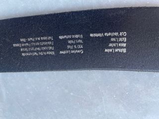 Cinturón de cuero Dockers Negro