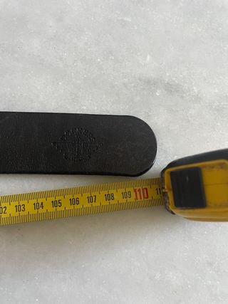 Cinturón de cuero Dockers Negro