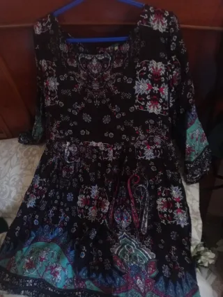Vestido estampado mujer Talla S/M